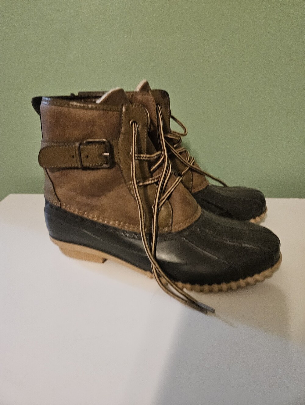 Madden Girl Waterproof Duck Boots - Lace-Up Outdoor Shoes